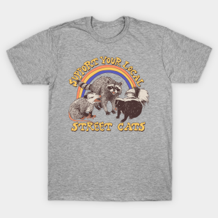 Cats T-Shirt - Street Cats by Hillary White Rabbit